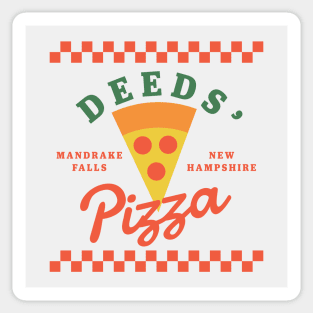 Deeds Pizza Mandrake Falls Sticker